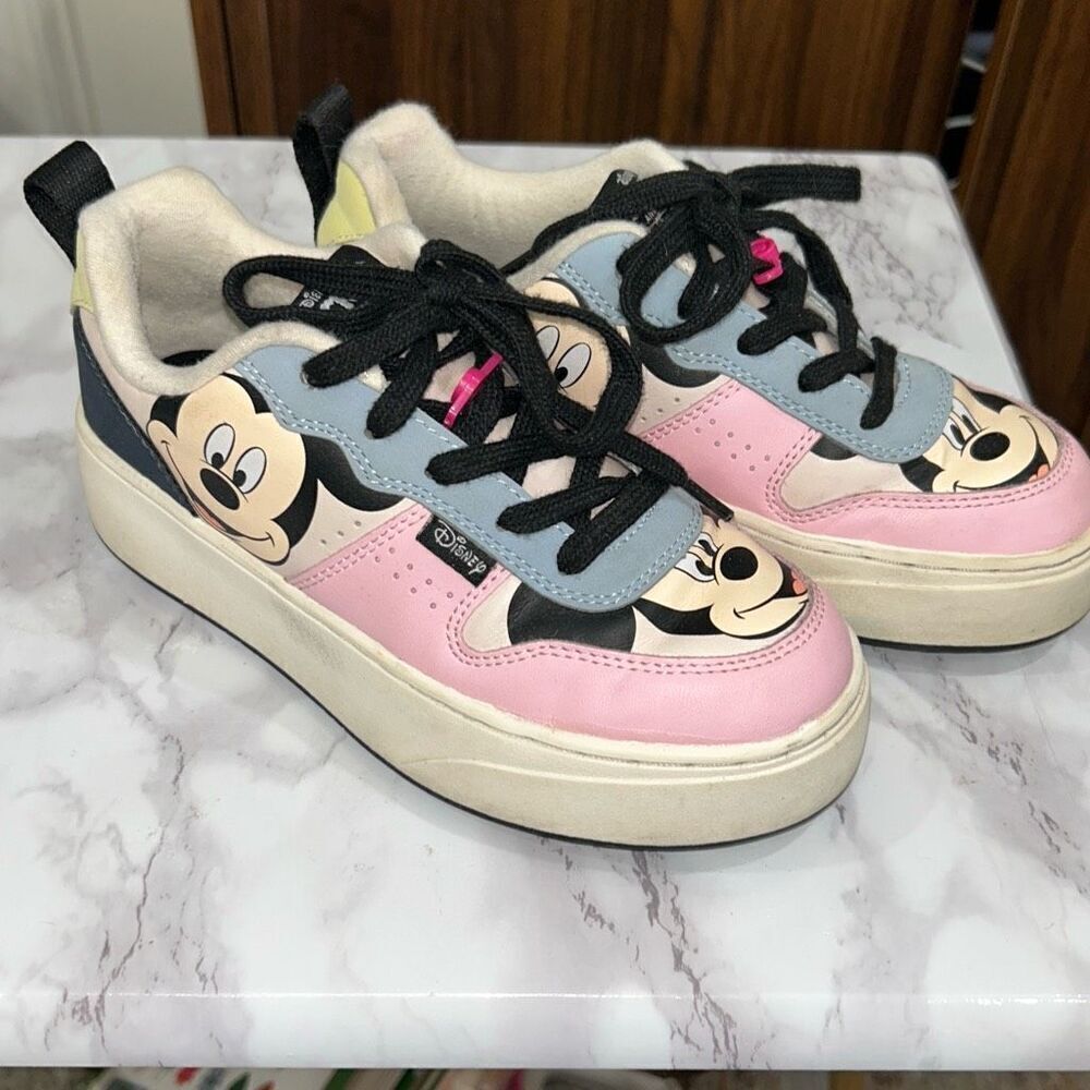 Zara Mickey Mouse tennis shoes sz 2